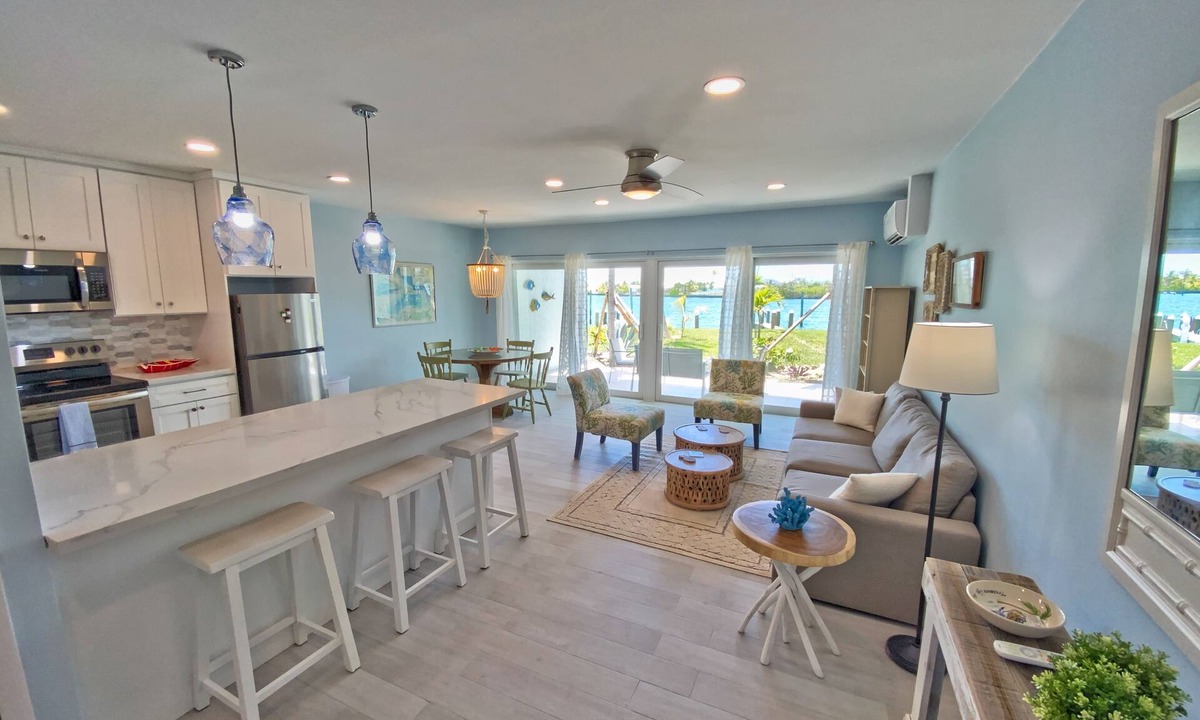 Treasure Cay Condo | 100% Renovated Ground floor condo w/Boat Slip - 3 min walk to beach!