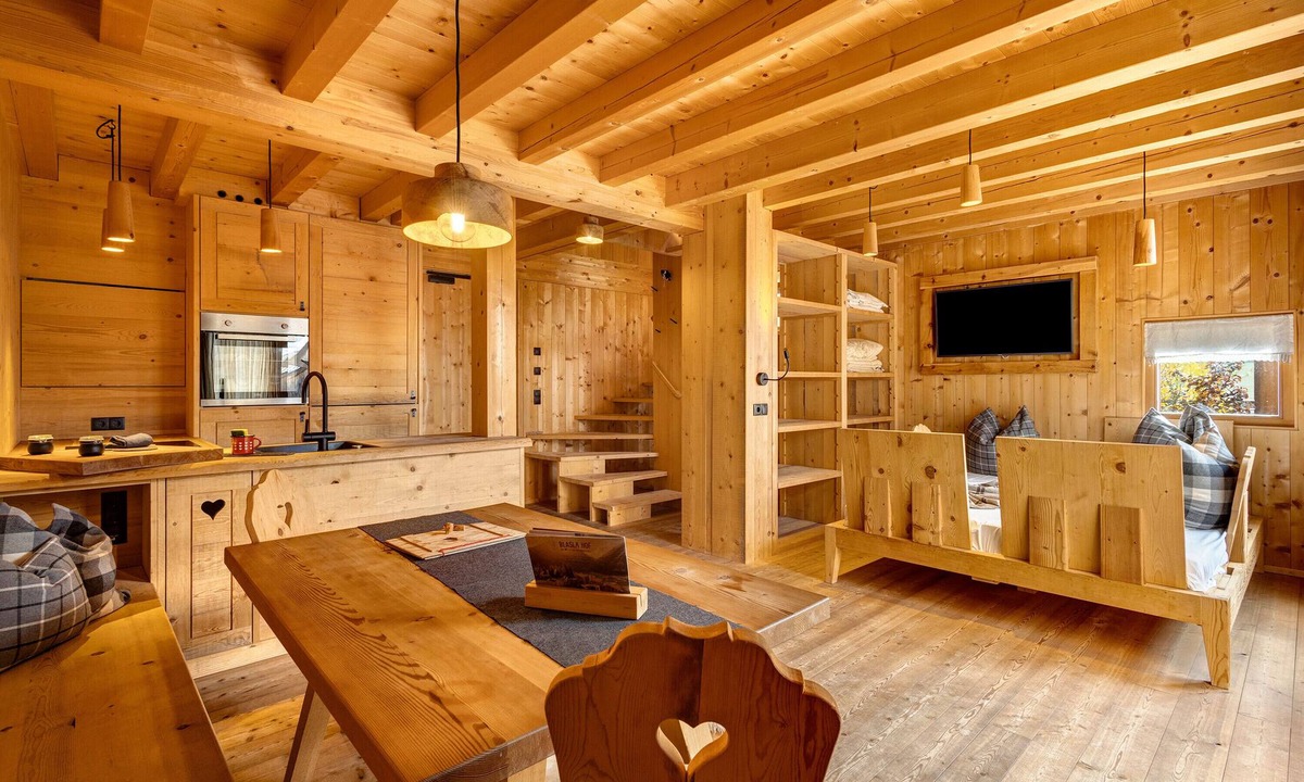 Prateria Ski Chalet | Chalet 'Blasla Olben 2-3P 1' with Mountain View, Private Terrace and Wi-Fi