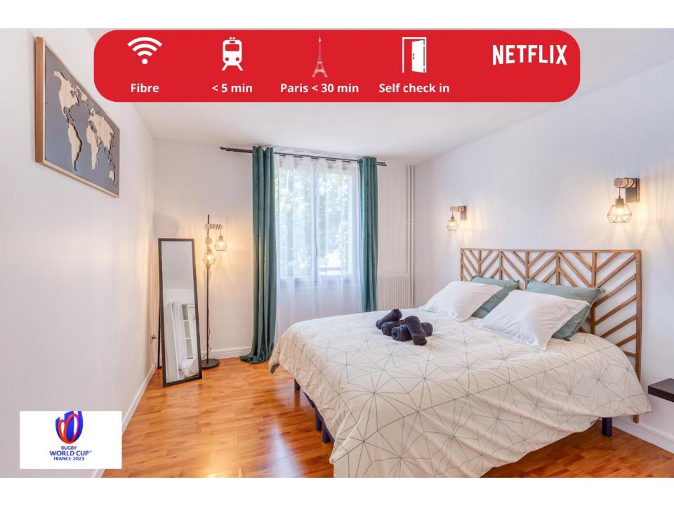 Choisy-le-Roi Apartment | Détente et Confort proche Paris et Orly