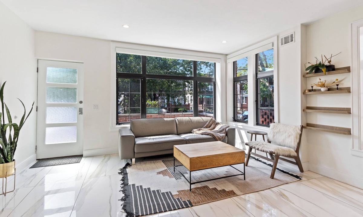 Crown Heights House | Designer Home Patio Parking
