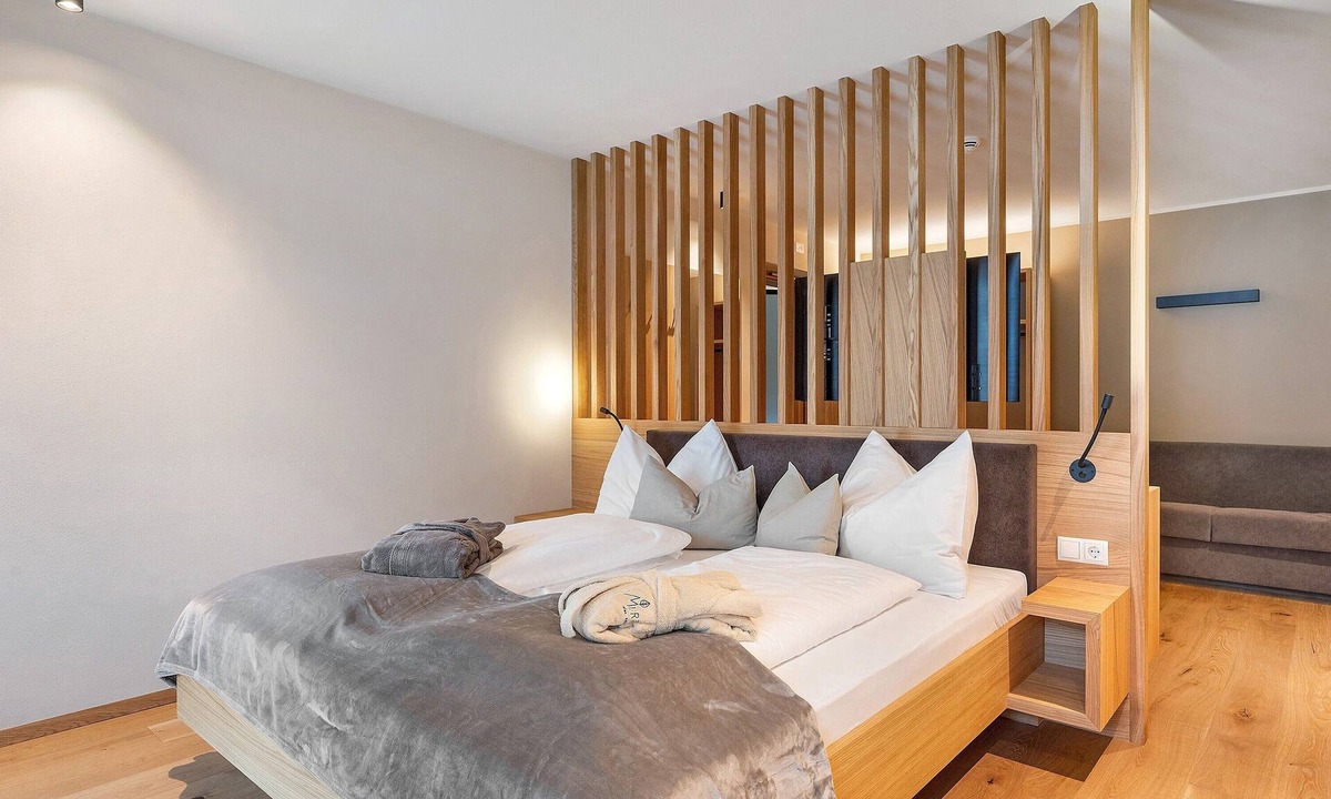 Sarentino Apartment | Hotel Murrer Junior Suite 109 with Mountain View, Spa, and Wellness Area