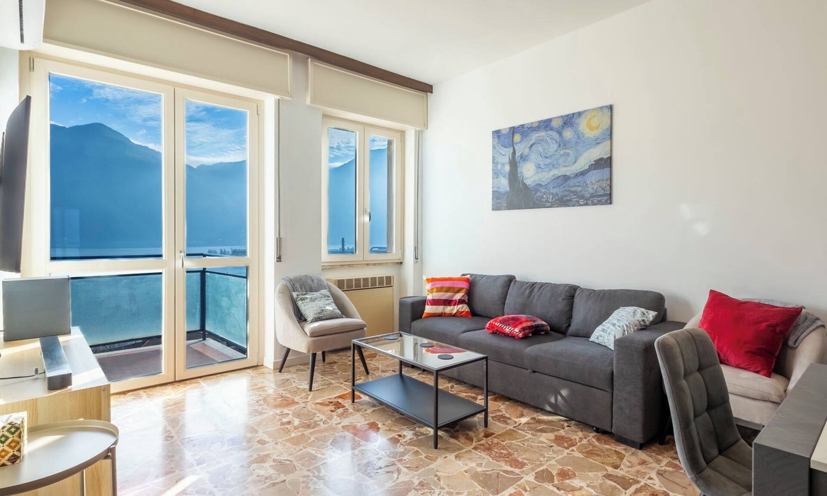 Lovere Apartment | Lovere Balcony View by Interhome