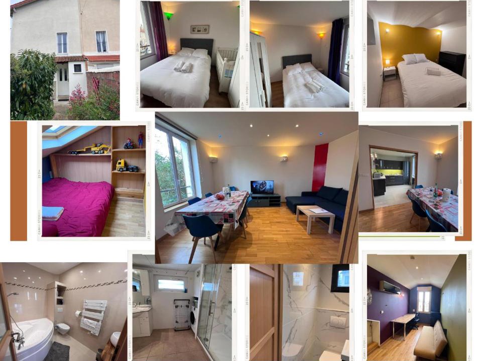 Gagny Villa | Maison Climatisée 04 chambres Paris Disney CDG