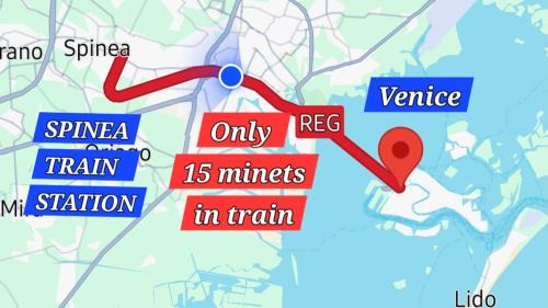 Spinea Bed & Breakfast | New BB 15 min by train from Venice historic