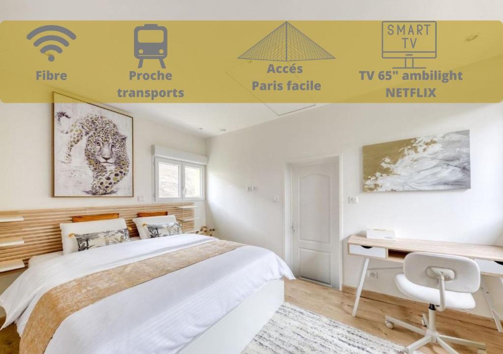 Petit-Ivry Apartment | Silver&Gold House Pro & Family
