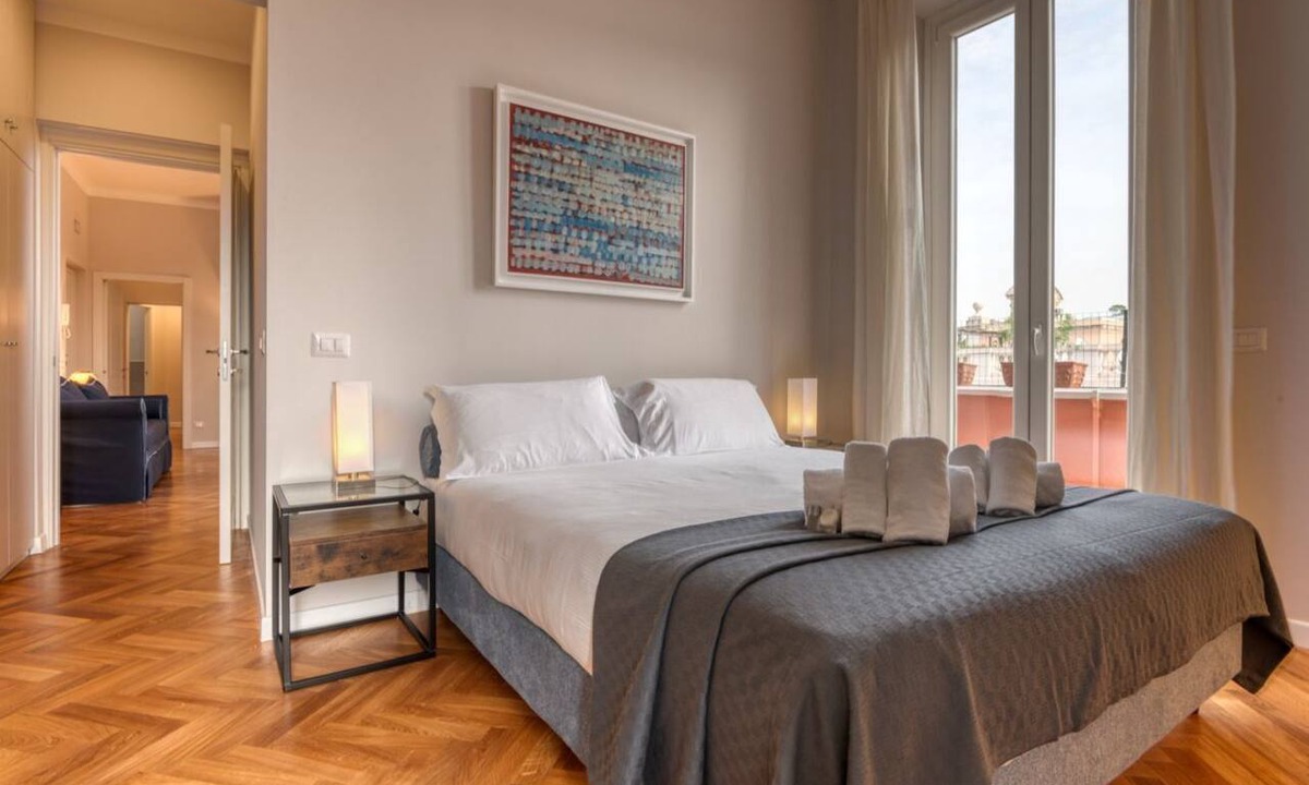 Flaminio Apartment | Top view luxury apartment Piazza del Popolo