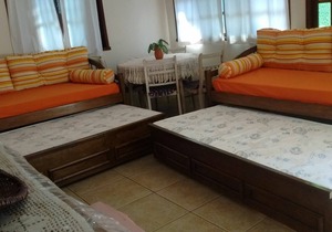 Comfortable kitinet for 5 people with barbecue