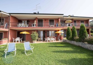 Holiday apartment with terrace or balcony