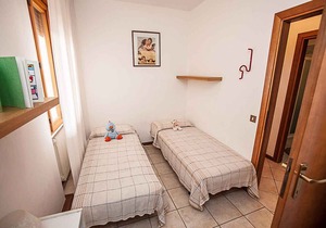 Holiday apartment air conditioning and large terrace