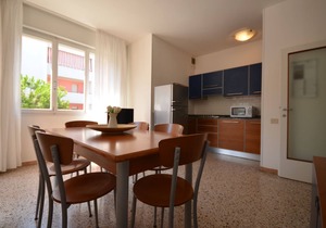 Holiday apartment with community garden