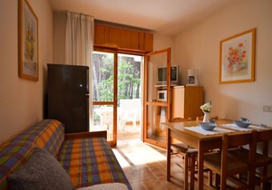 Holiday apartment with balcony and air conditioning