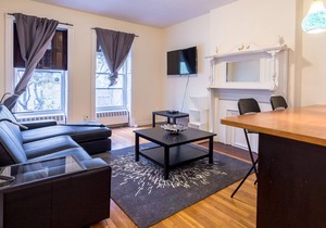 Quiet one bedroom apt one block from central park 30 DAY MINIMUM RENTAL
