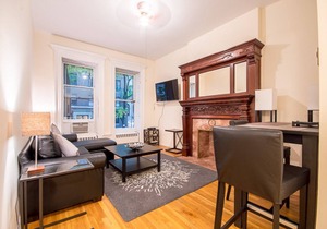 Sunny one bedroom apt one block from central park 30 DAY MINIMUM RENTAL