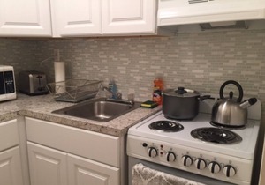 Sunny one bedroom apt one block from central park 30 DAY MINIMUM RENTAL