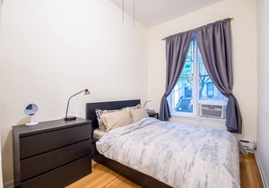 Sunny one bedroom apt one block from central park 30 DAY MINIMUM RENTAL