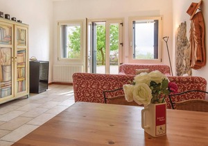 This vacation apartment on two floors is located in a wing of a country house from the 19th century,