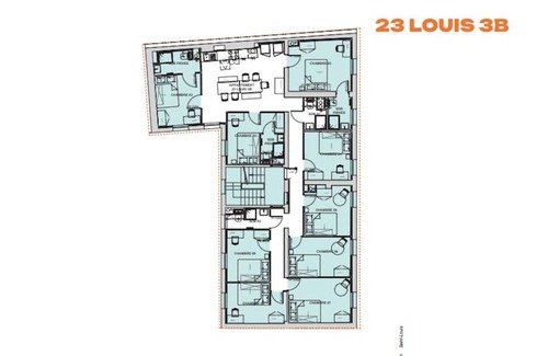 Hopital Saint-Louis Resort | 141 m² Private room ∙ 1 bedroom ∙ 1 guest