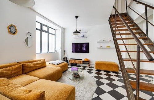 Hopital Saint-Louis Apartment | Beautiful Loft#Canal St-Martin#2bedrooms