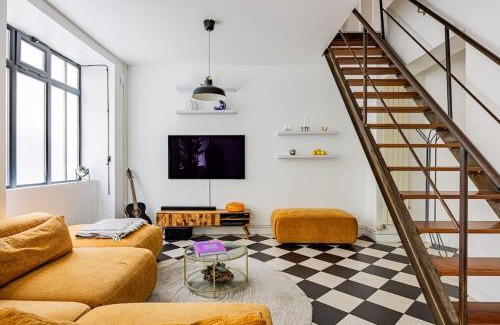Hopital Saint-Louis Apartment | Beautiful Loft#Canal St-Martin#2bedrooms