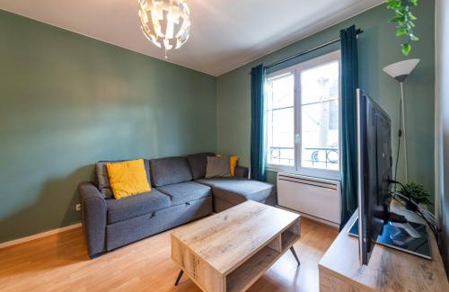 Bailly-Romainvilliers Apartment | F2 coloré et confortable proche Disney+WIFI