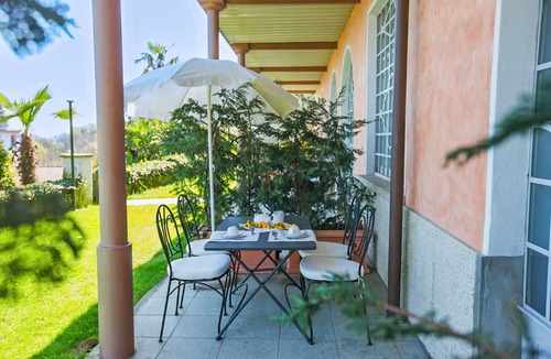 Carciano Apartment | 2-room apartment with terrace in an Art Nouveau villa with communal pool