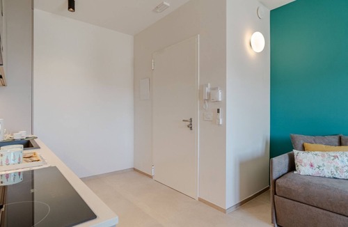 Lingotto Apartment | A comfortable studio apartment with a terrace offering all the amenities needed to accommodate up to three guests. Conveniently located, very close to the metro, it allows you to reach the city center in just six minutes and the San Salvario neighborhood