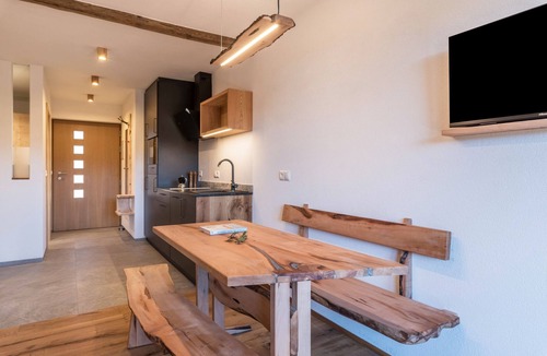 Longomoso Apartment | Apartment "Aschnerhof Holzhitt" with Mountain View, Private Balcony & Wi-Fi