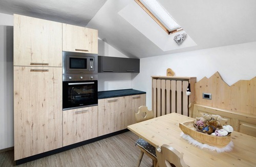 Moena Apartment | Apartment 'Primavera 3' with Mountain View, Shared Garden and Wi-Fi