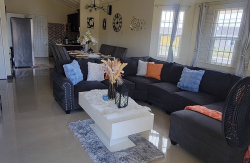 Spring Village House | Barefoot Bliss Short Term Rental with Pool Old Harbour,Colbeck Manor Gated .