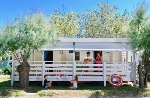 Scardovari House | Barricata Holiday Village Mobilehome Bellagio Large für 6 Personen