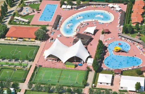 Scardovari House | Barricata Holiday Village Mobilehome Bellagio Large für 6 Personen