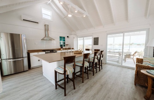 Stocking Island House | Barrier Island home with beautiful water views on both sides