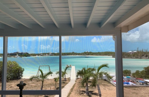 Stocking Island House | Barrier Island home with beautiful water views on both sides