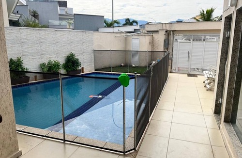 Recreio dos Bandeirantes House | Mansão Luxuosa 5 Suítes, Riviera del Sol com Empregada Domestica Inclusa