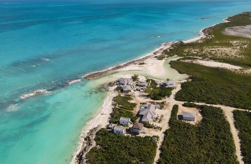 William's Town House | Brand New Estate on Sandy Beach beside Sand Bar and Gorgeous Pool!