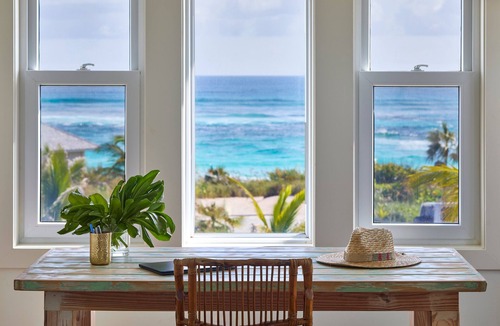 Governor's Harbour House | Brand New Villa on Pink-Sand Beachfront Estate with Shared Pool