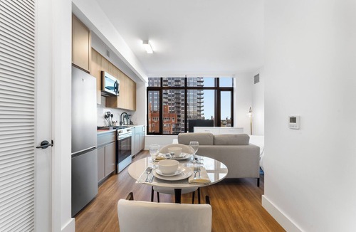 Bath Beach Apartment | Brooklyn Serenity: Luxe Comfort with Top Amenities