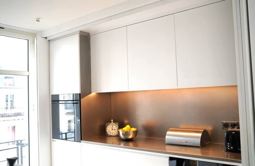 Hopital Saint-Louis Condo | Brutalist, artsy, large terraces, 170 m2, parking, view, AC