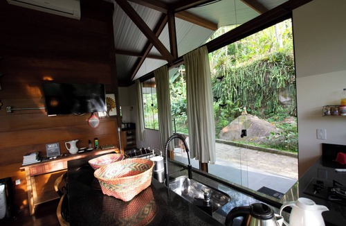 Paraty Ski Chalet | Chalé da Montanha, Vista Incrível da Montanha e Cachoeira no Mesmo Terreno