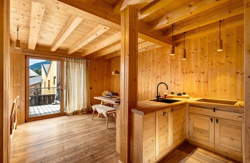 Prateria Ski Chalet | Chalet 'Blasla Olben 2-3P 1' with Mountain View, Private Terrace and Wi-Fi