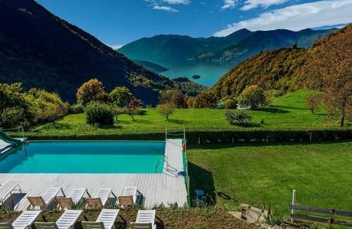 Marone Ski Chalet | Cozy Chalet at Marone Lake Lombardy with Pool