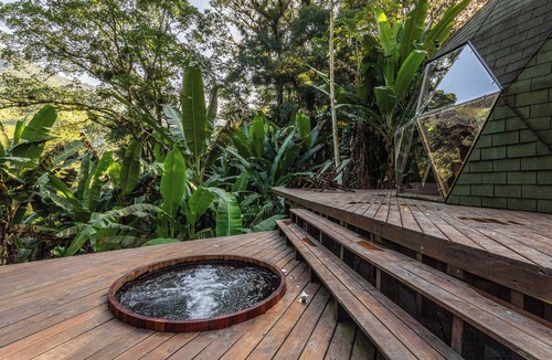 Paraty Cabin | Deva Dome - geodesic, Atlantic forest and waterfall