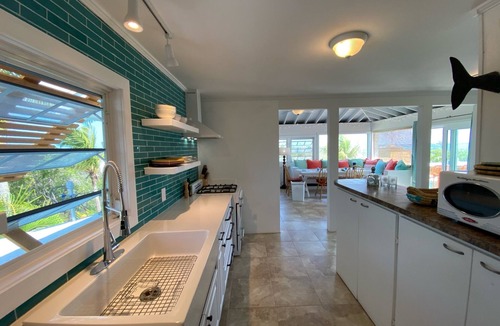 Farmer's Hill House | Fair Winds: Tropical Beach House, Stunning Ocean Views, Steps to the Beach!