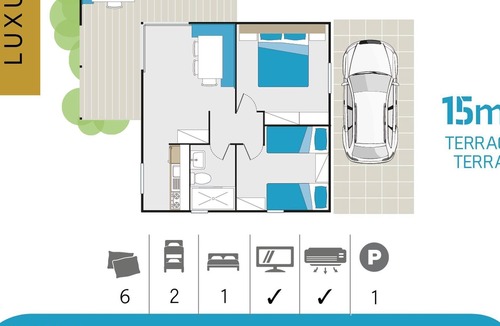 Chioggia House | Feriendorf Isamar - Bungalow Plus AGISA (2596)