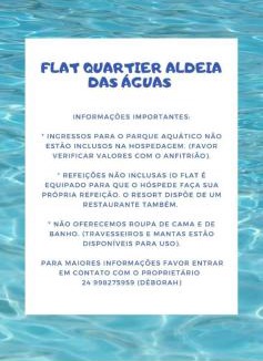 Barra do Pirai Resort | Flat's Quartier no Aldeia das Águas