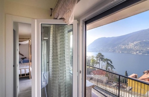 Blevio Apartment | From the apartment and terrace view of the Lake, and with private parking space