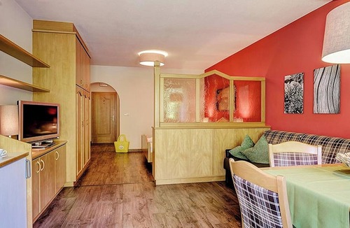 San Martino in Passiria Apartment | Holiday Apartment "Alpenhof Lodge Almrose II" with Mountain View, Pool & Wi-Fi