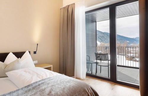 Sarentino Apartment | Hotel Murrer Double Room 306 with Mountain View, Spa and Wellness Area
