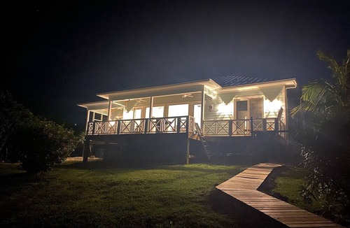 Great Guana Cay House | LOBSTER SEASON SPECIAL-NEW POOL & DECKS Luxury home with dock on Sea of Abaco