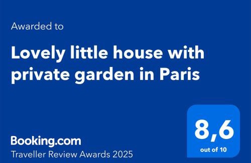 Petit-Ivry Apartment | Lovely little house with private garden in Paris